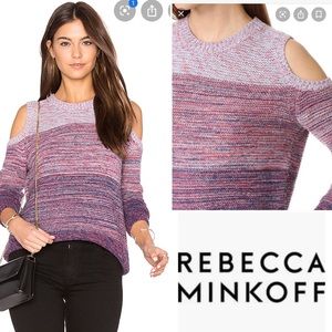 REBECCA MINKOFF Page Space Dye Ombré Sweater Size XS